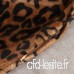 OULII Carré/Rectangle Leopard Animal imprimé peluche coussin rembourrage peluche courte jeter coussin garniture pour manger chambre cuisine chaise arrière siège Accueil décoration - B01MG7WACC